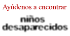 Nios desaparecidos